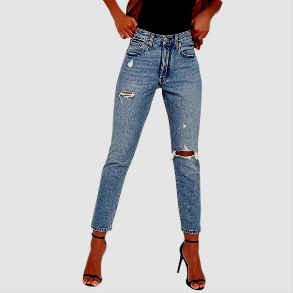 Levi's Batwing Jeans Honestly Made Skinny Women's Size 9M Distressed